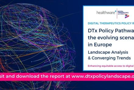 Digital Therapeutics Alliance and Healthware Group launched first DTx Policy Report and website dedicated to helping advance equitable access and adoption of safe and effective DTx and Digital Medical Devices