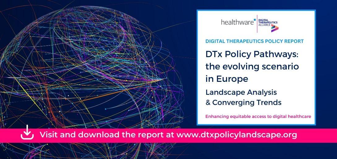 Digital Therapeutics Alliance and Healthware Group launched first DTx Policy Report and website dedicated to helping advance equitable access and adoption of safe and effective DTx and Digital Medical Devices